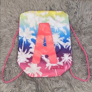 Justice Colorful Palm tree “A” Backpack